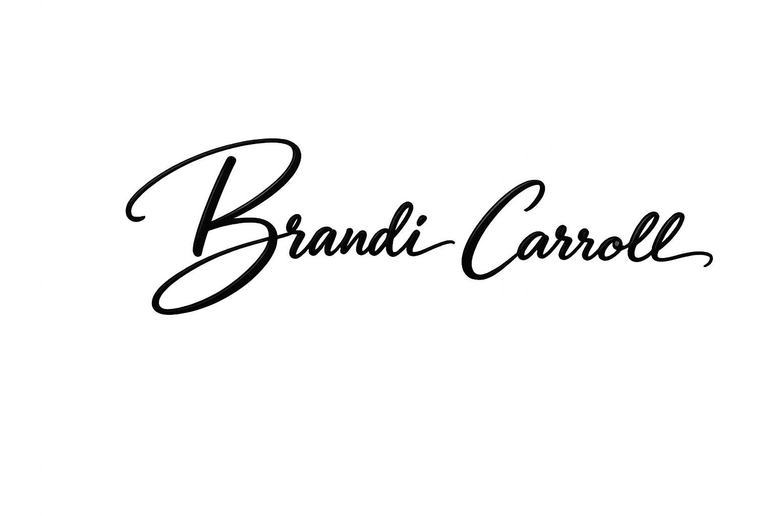 Elegant Cursive Glow On Dark Background